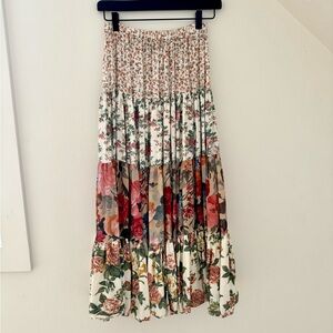 Cottagecore floral skirt
